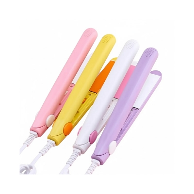 Picture of Mini Hair-Straightener Flat Iron, Ceramic Hair Straightener Dry and Wet Thermostatic Electric mini Curling Iron