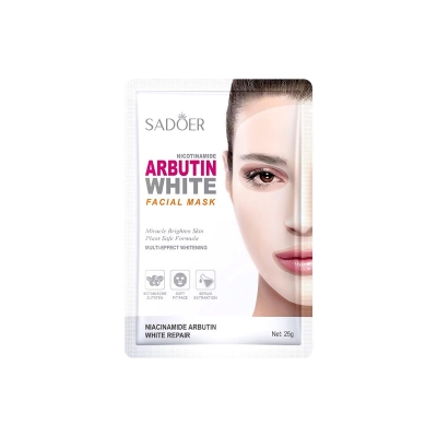 Picture of SADOER Nicotinamide Arbutin White Skin Care Facial Mask- 25ml