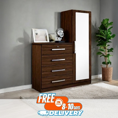 Picture of Furniture Express Newfangled - Superb Quality - Almirah With 4 Drawer Wardrobe by Best Quality Furniture - Furniture & Decor - Express Yourelf