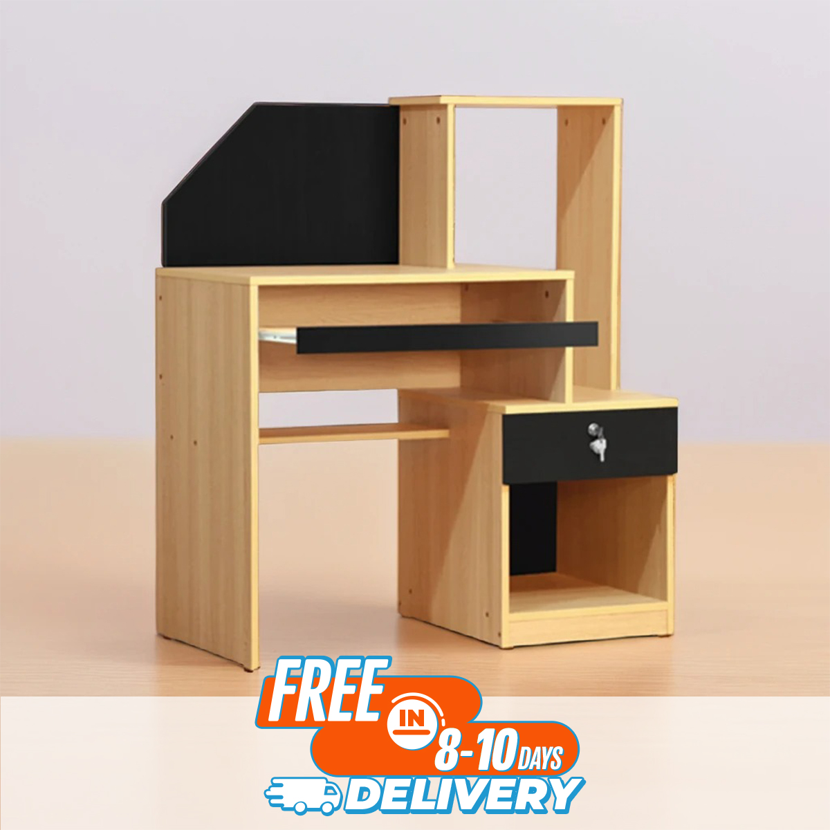 Picture of Furniture Express Premium Design Computer Desk | Laptop Table | Study Desk | Reading Table with Mirror & Drawer by Best Quality Furniture