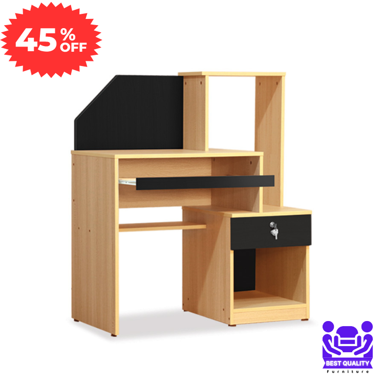 Picture of Furniture Express Premium Design Computer Desk | Laptop Table | Study Desk | Reading Table with Mirror & Drawer by Best Quality Furniture