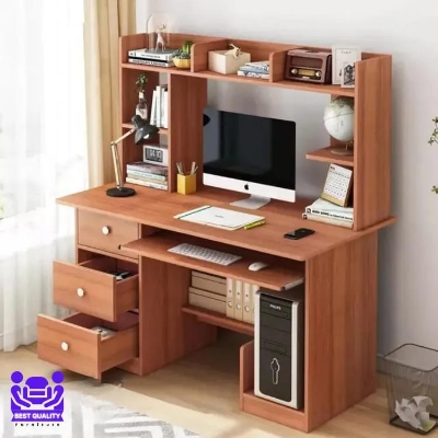 Picture of Furniture Express Modern Study Desk/Computer Table With Drawer - High-Quality Furniture For Home Or Office