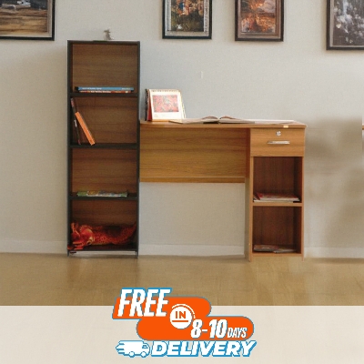 Picture of Furniture Express High Quality Reading Table | Computer Table | Laptop Table | Shelf Storage by Best Quality Furniture - Minimalistic Sophistication