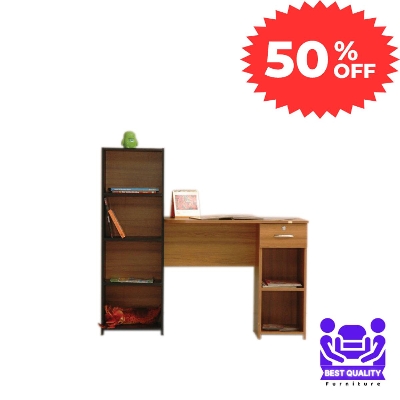 Picture of Furniture Express High Quality Reading Table | Computer Table | Laptop Table | Shelf Storage by Best Quality Furniture - Minimalistic Sophistication