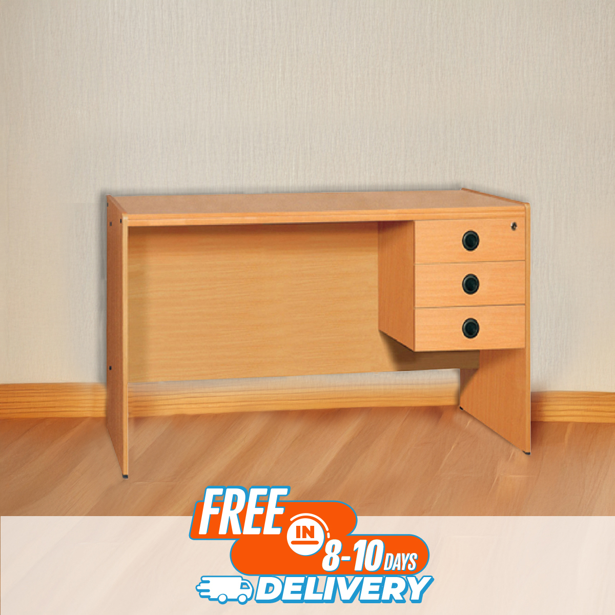 Picture of Furniture Express Stylish Addition - High Quality Study Desk | Executive Table | Laptop Desk with Drawers by Best Quality Furniture - Modern - Choice Expression