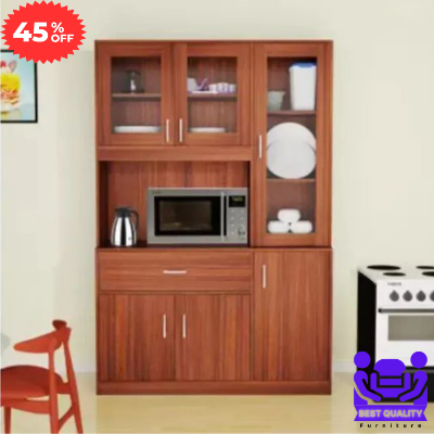Picture of Furniture Express Highly Vital Best Quality Furniture Kitchen Cabinet With Oven Rack & Kitchen Storage Crockery Unit