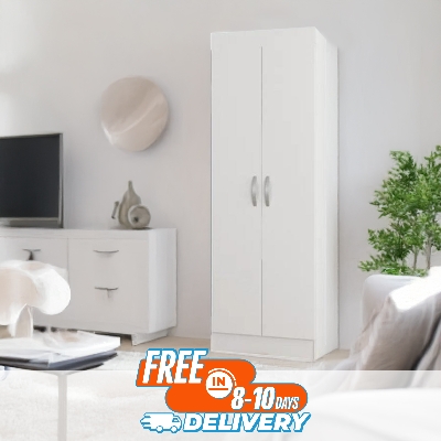 Picture of Furniture Express Progressive - Modern 2 Doors Almirah with Inner Storage Shelves by Best Quality Furniture - Furniture & Decor - Modern and Trendy