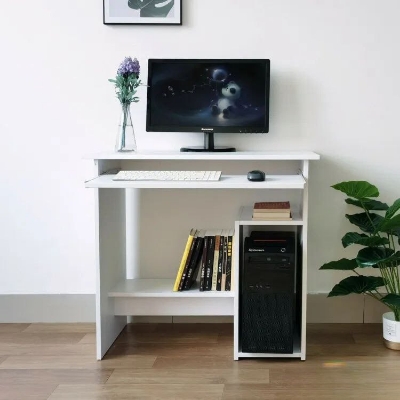 Picture of Furniture Express Computer Table / Multi Compartment for Work From Home PC Table / Laptop Table - Best Quality Furniture - Minimalistic Sophistication