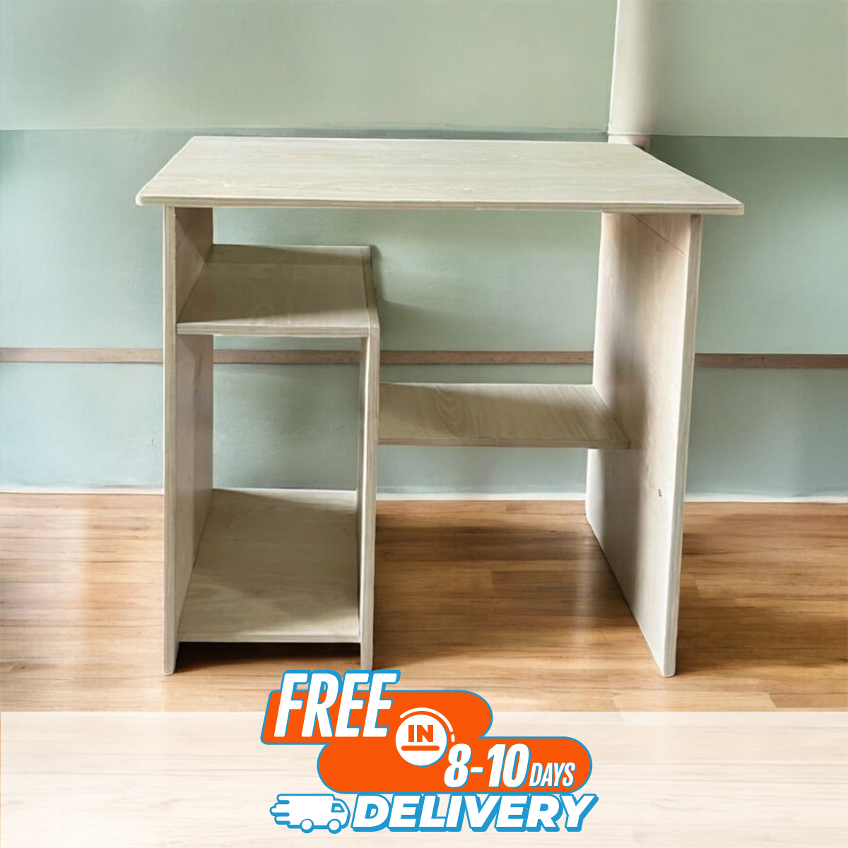 Picture of Furniture Express Computer Table / Multi Compartment for Work From Home PC Table / Laptop Table - Best Quality Furniture - Minimalistic Sophistication