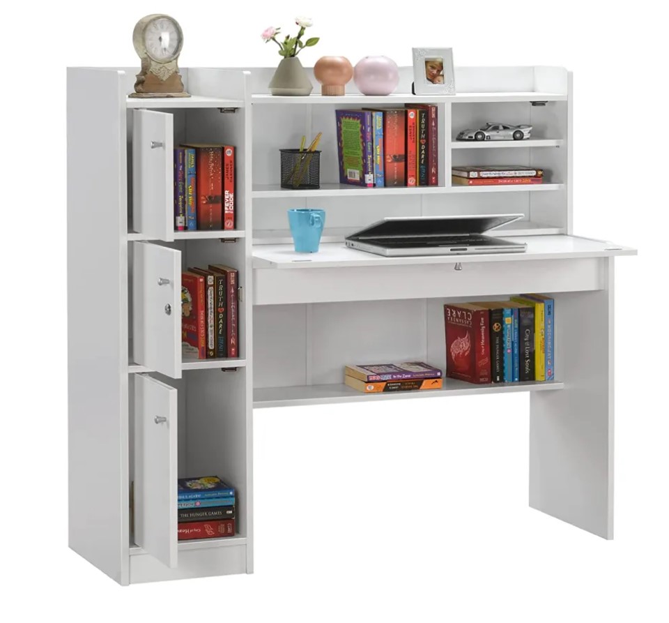 Picture of Furniture Express Modern Reading Table/Study Desk/Laptop Desk with Three Large Storage and Lock by Best Quality Furniture