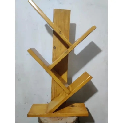 Picture of Furniture Express New Design Small Book Shelf | Book Organizer | Showpiece Shelf | Showpiece Organizer |  Premium Quality for Home & Office