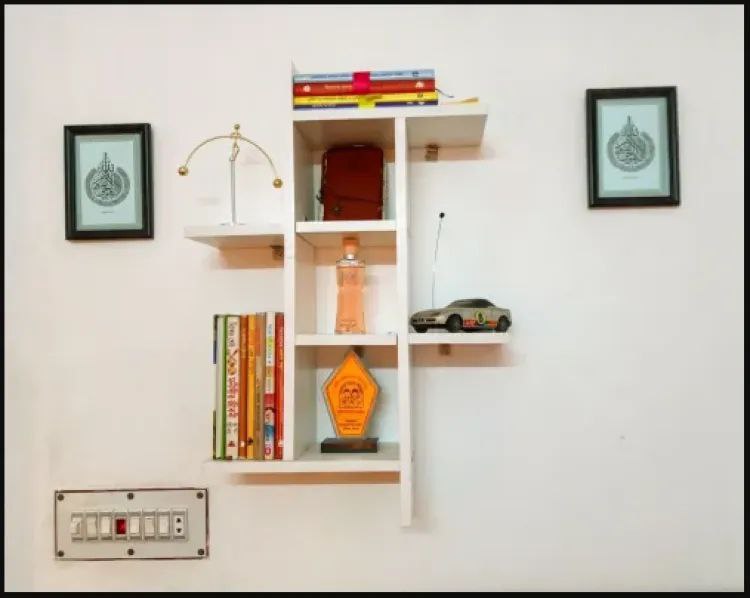 Picture of Furniture Express Modern Book Shelf | Book Organizer | Showpiece Shelf | Showpiece Organizer | Unique Design & Premium Quality | For Home & Office