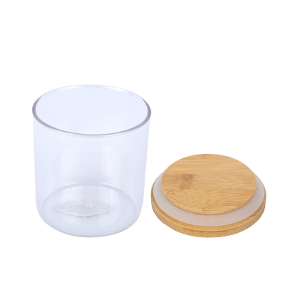 Picture of RFL Crystal Jar With Bamboo Lid 500 ML 