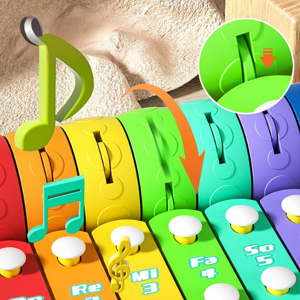 Baby Roller Xylophone Piano (10+ Months) Baby World Bangladeshonline shop bangladeshothoba.com