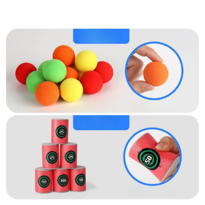 Sticky Dart Bow &amp; Target Set — Kids Archery Game with 12 Sticky Balls (Ages 3–8). Baby World Bangladeshonline shop bangladeshothoba.com
