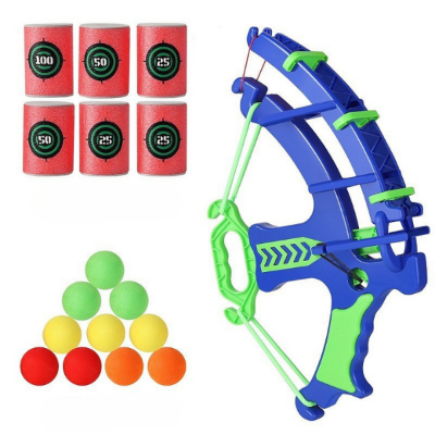 Sticky Dart Bow &amp; Target Set — Kids Archery Game with 12 Sticky Balls (Ages 3–8). Baby World Bangladeshonline shop bangladeshothoba.com