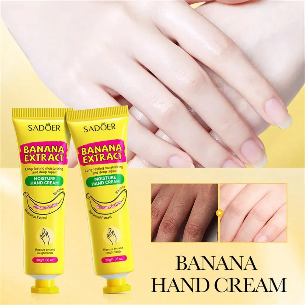 Picture of SADOER Banana Extract Moisture Hand Cream Moisturizing & Deep Repair -30gm
