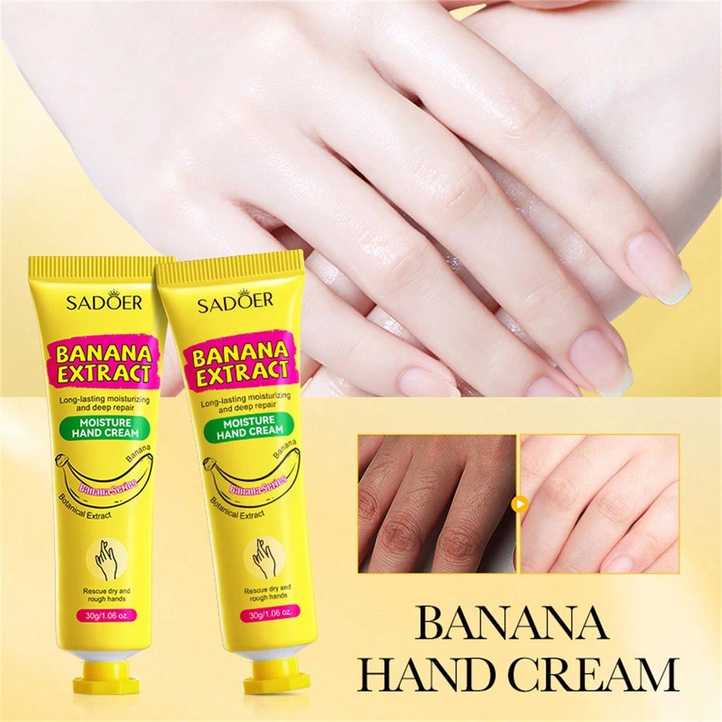 Picture of SADOER Banana Extract Moisture Hand Cream Moisturizing & Deep Repair -30gm