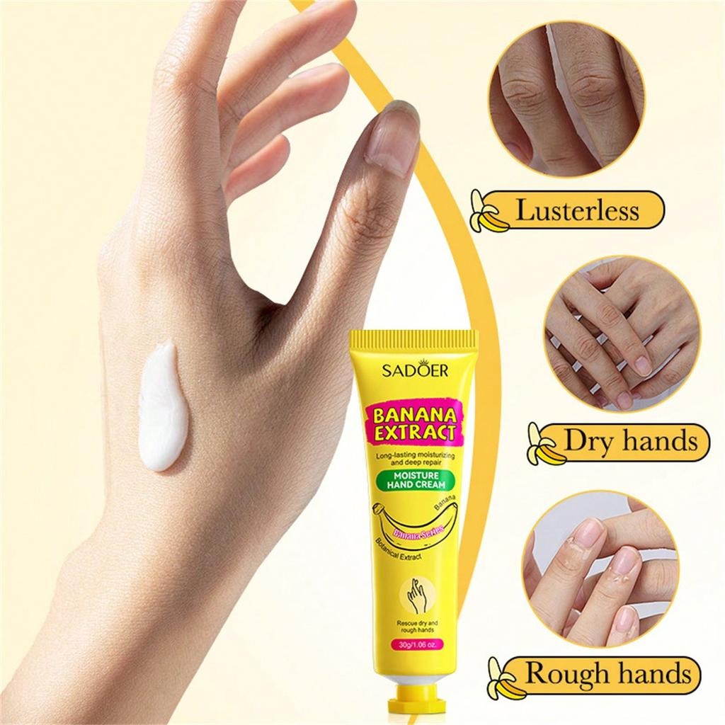 Picture of SADOER Banana Extract Moisture Hand Cream Moisturizing & Deep Repair -30gm