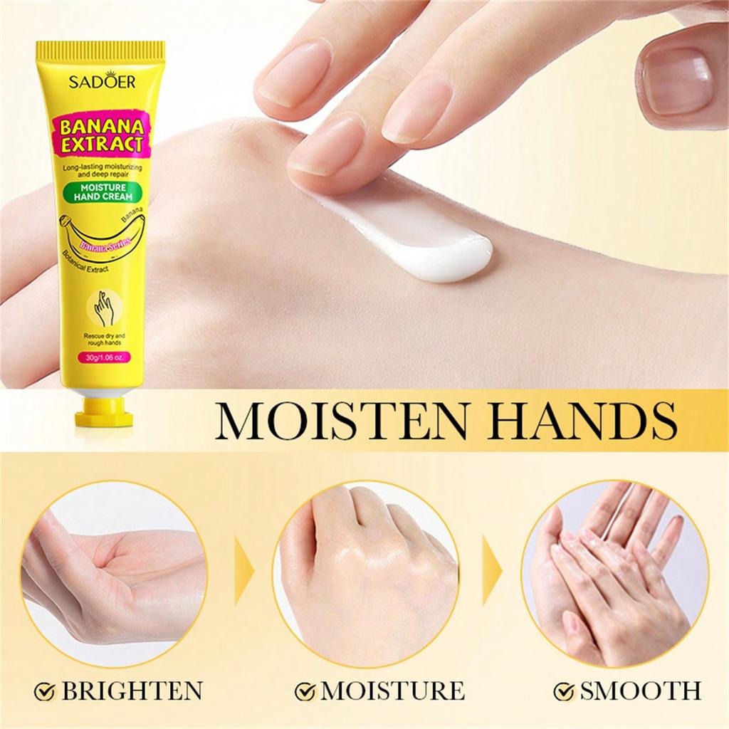 Picture of SADOER Banana Extract Moisture Hand Cream Moisturizing & Deep Repair -30gm