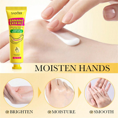 Picture of SADOER Banana Extract Moisture Hand Cream Moisturizing & Deep Repair -30gm