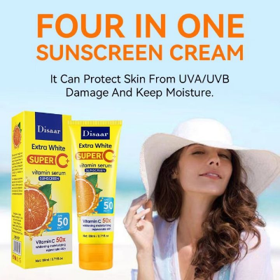 Picture of Disaar Extra White Super C+ Vitamin C Serum Sunscreen 80ml