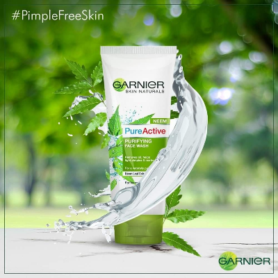 Picture of GARNIER Pure Active Purifying Face Wash – 100g