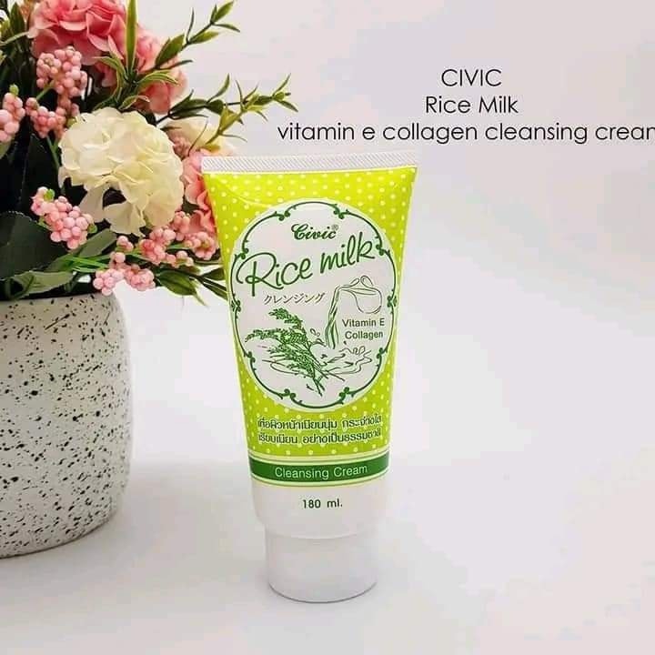 Picture of Civic Rice Milk Cleansing Cream face wash - 180 ml