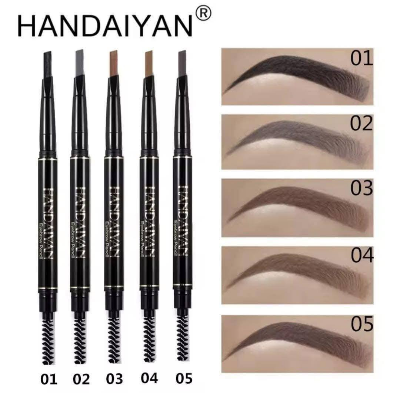 Picture of HANDAIYAN Eyebrow Pencil 2 in 1 Auto Waterproof -