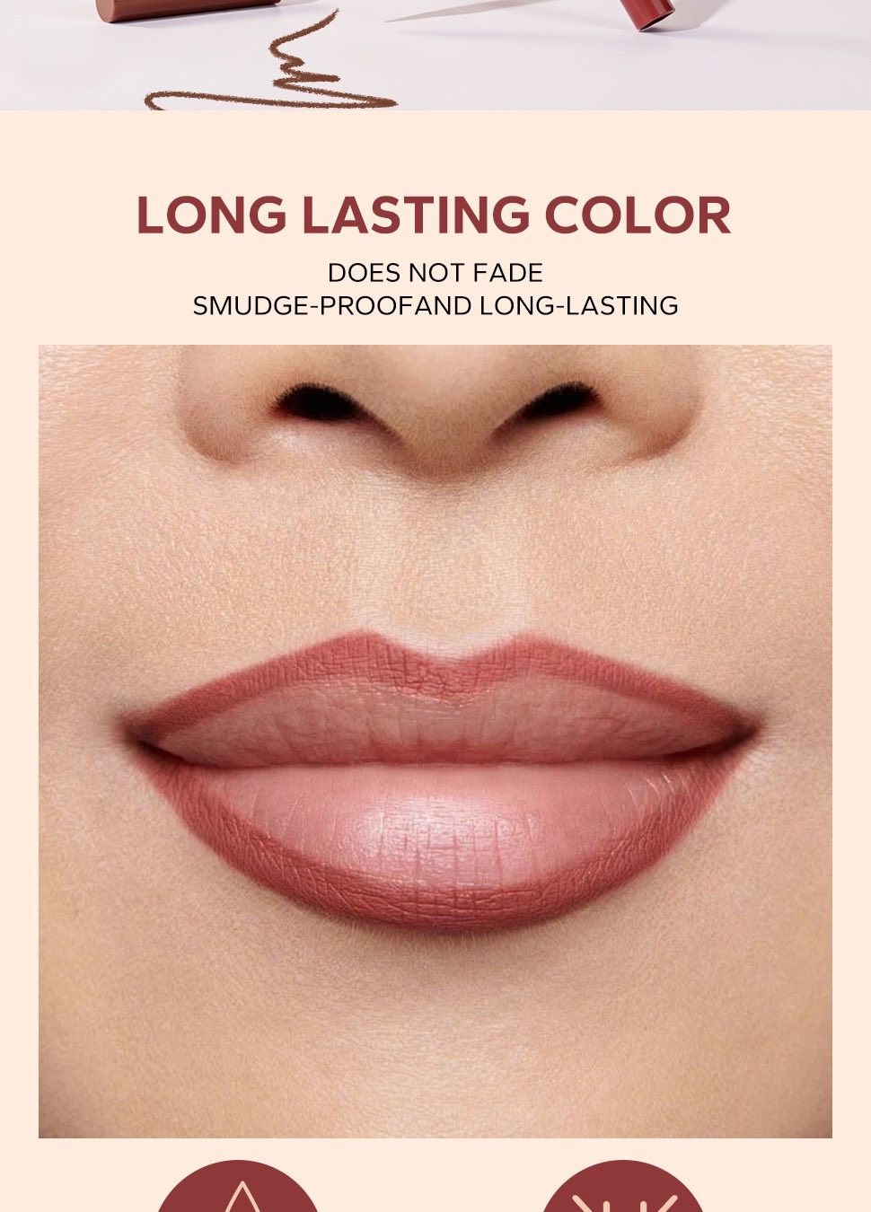 Picture of BEAUTY GLAZED ARTIST VELVET LIPLINER SET ROSY-6 pcs