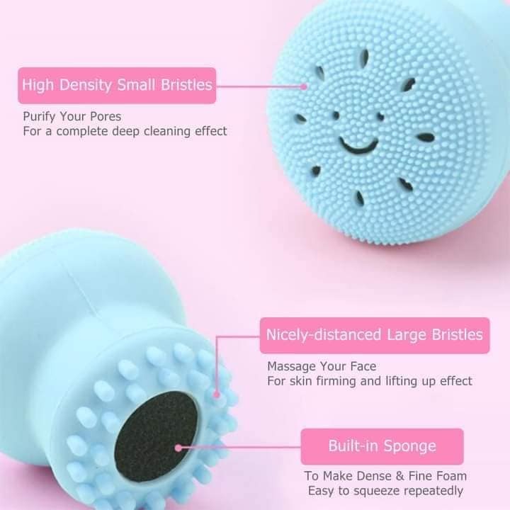 Picture of Octopus Mini Silicone Face Cleanser Massage Brush - 1PCS