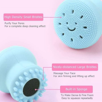Picture of Octopus Mini Silicone Face Cleanser Massage Brush - 1PCS