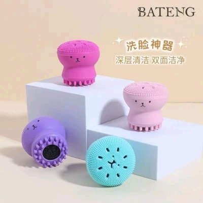 Picture of Octopus Mini Silicone Face Cleanser Massage Brush - 1PCS