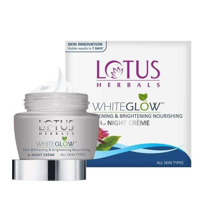 Picture of Lotus Herbals White Glow Skin Brightening & Nourishing Night Cream - 40g