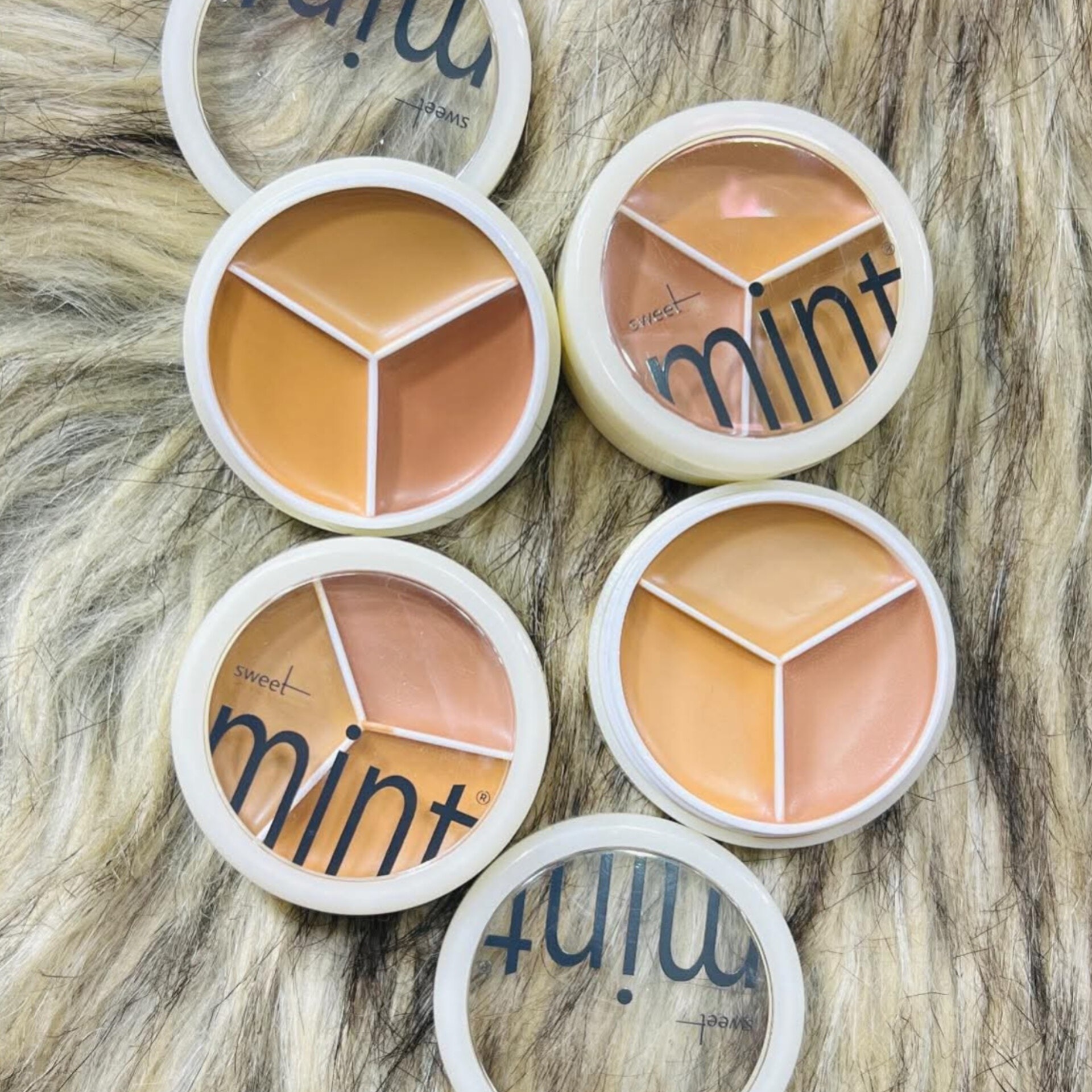 Picture of Sweet Mint Concealer Palette 3 Color Long lasting High Coverage concealer