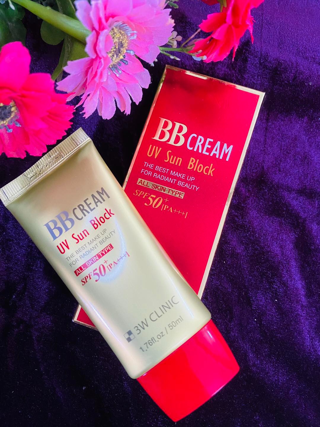 Picture of 3W Clinic UV Sun Block BB Cream SPF50+ PA+++ 50ml 3W Clinic UV Sun Block BB Cream SPF50+ PA+++ 50ml