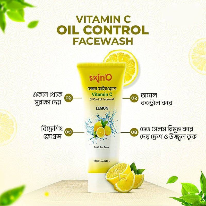 Picture of Skin'O Vitamin C Oil Control Facewash (Lemon) 110ml