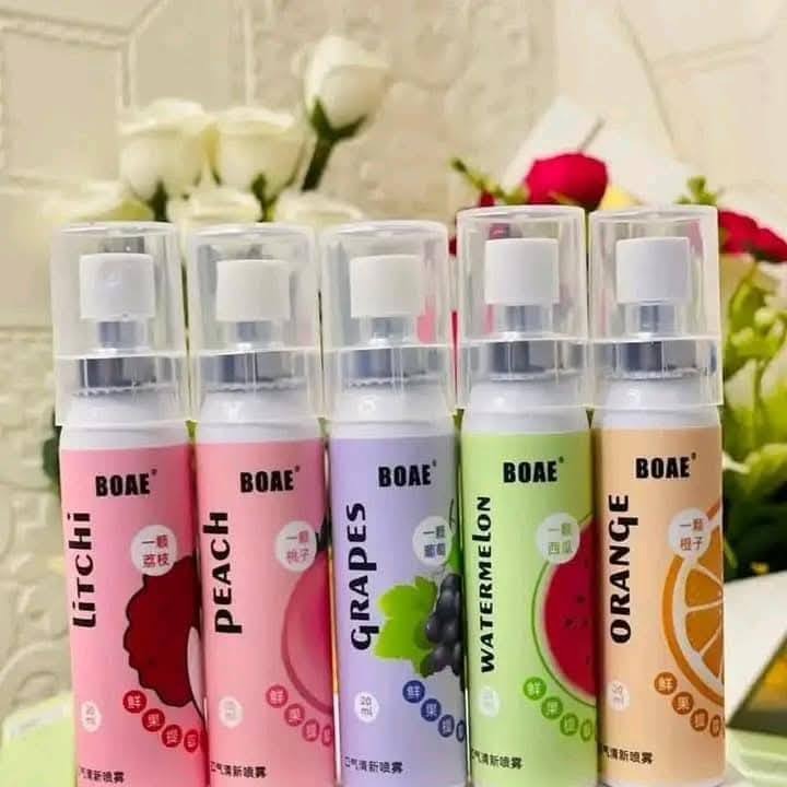Picture of Oral Care Fruity Fresh Breath Mouth Spray Portable Refreshing Mint Mouth Perfume Breath Freshener Spray for Bad Breath