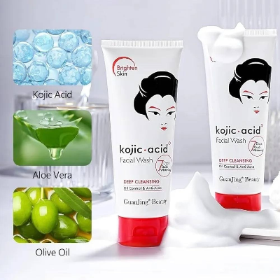 Picture of Guanjing Kojic Acid Facial wash with Deeply Cleansing Anti-Acne Cleanser 100g