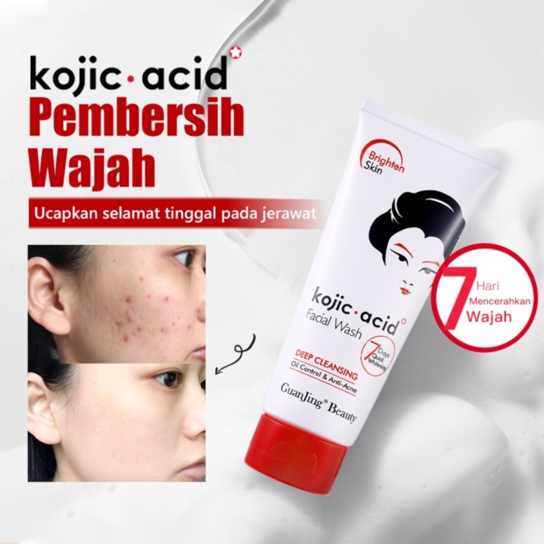 Picture of Guanjing Kojic Acid Facial wash with Deeply Cleansing Anti-Acne Cleanser 100g