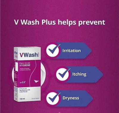 Picture of V Wash Plus Intimate Hygiene Wash 100 ml Indian