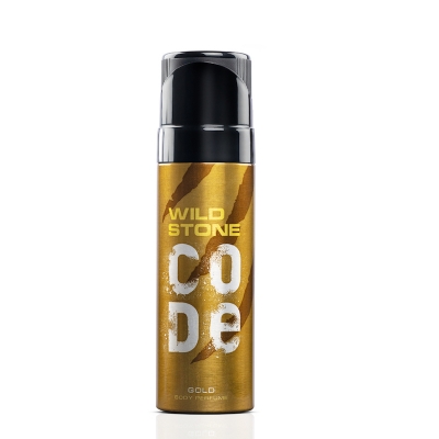 Picture of Wild Stone - Code Gold No Gas Body Perfume For Men, Long Lasting Strong Masculine Aroma Fragrance - 120ml International products