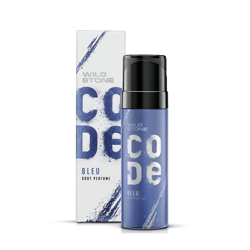 Picture of WILD STONE CODE Bleu Body Spray Perfume For Men, 120 Ml | No Gas Deo For Men | Long-Lasting Luxurious Fragrance | Best Suited For Casual Occasions | Masculine Sophisticated Scent For All Seasons