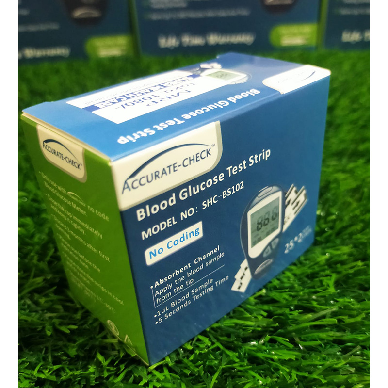 Picture of ACCURATE-CHECK  Blood Glucose Test Strip 25+25=50 strip