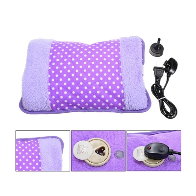 Picture of প্লাগ কনভার্টারের সাথে কিউট ডট প্যাটার্ন 220v 500w রিচার্জেবল শীতের হাত উষ্ণ বৈদ্যুতিক গরম পানির বোতল ব্যাগ হ্যান্ড ওয়ার্মার - Hot Water Bag