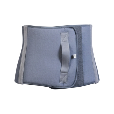 Picture of Abdominal Belt after delivery Tummy Reduction Trimmer Belly Slimming Binder for Women & Men Abdomen Compression Support Grey Hook and Loop closure