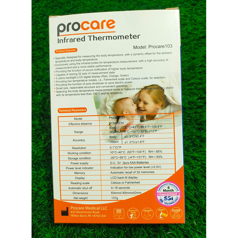 Picture of Procare infrared thermometer model 103
