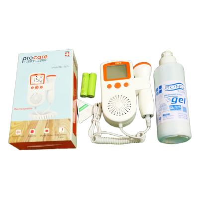 Picture of Fetal Doppler  heart rate display with 250ml gel rechargeable
