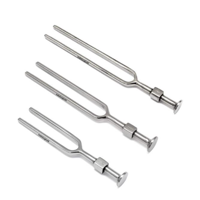 Picture of Set Of 3 Tuning Forks Made Up Of Stainless Steel - 128 Hz, 256 Hz & 512 Hz