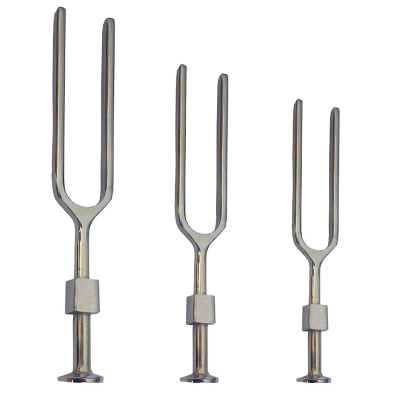 Picture of Set Of 3 Tuning Forks Made Up Of Stainless Steel - 128 Hz, 256 Hz & 512 Hz